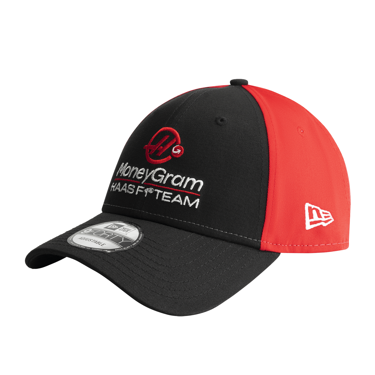 901363_Haas F1 - New Era MoneyGram Haas F1  Team  9FORTY  Vollständiges Logo Cap 2024 (1)