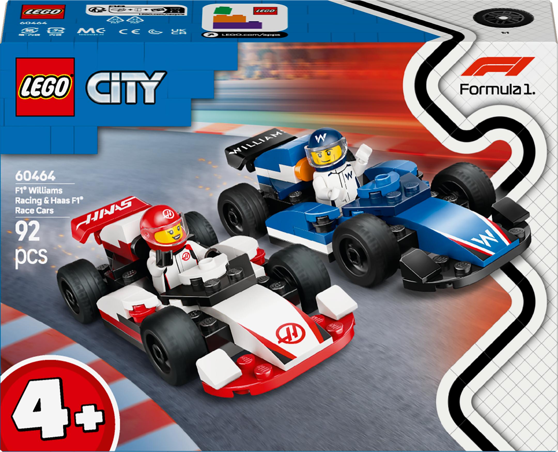 901657 F1 Williams Racing and Haas F1 Race Cars (1)